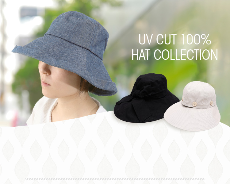 UV CUT 100% HAT COLLECTION