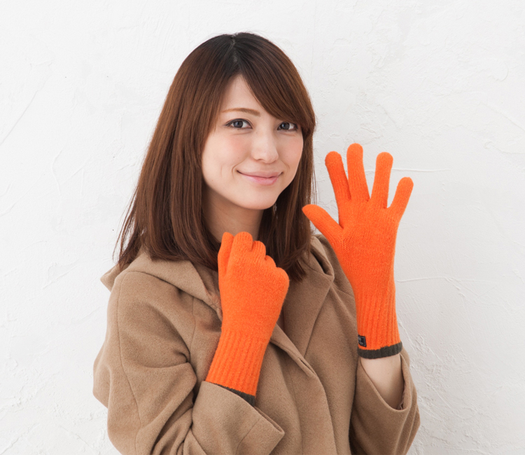 【色: ダークレッド】[GlovesDEPO] レディース 手袋 カシミア調 日