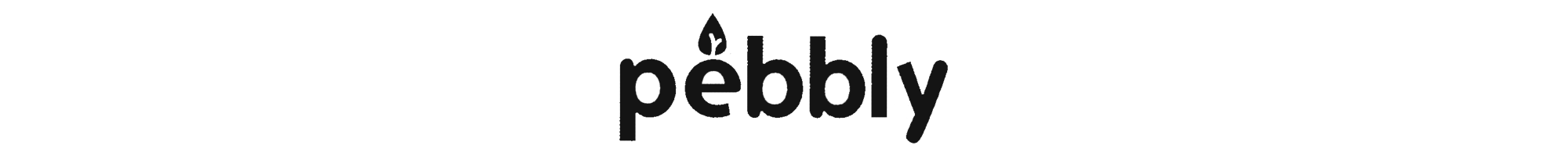 pebbly ロゴ