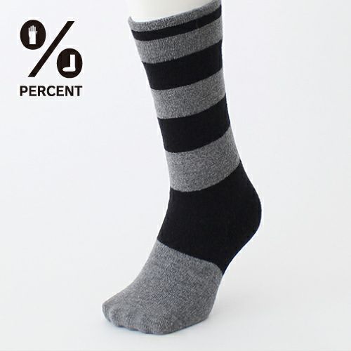 ％ SOCKS STRIPE Black60％&Gray40％