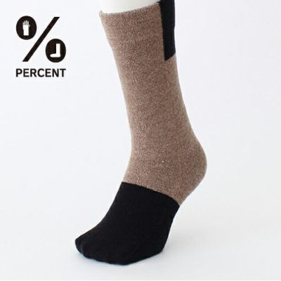 ％ SOCKS BLOCK Brown70％&Black30％