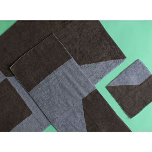 ％ Towel Gift sets BLOCK：Gray 50% Brown 50%【送料無料】３