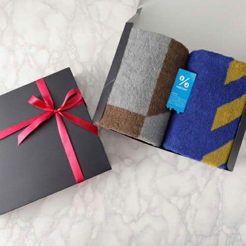 ％ Bath towel Gift setsBLOCK＆STRIPE【送料無料】２