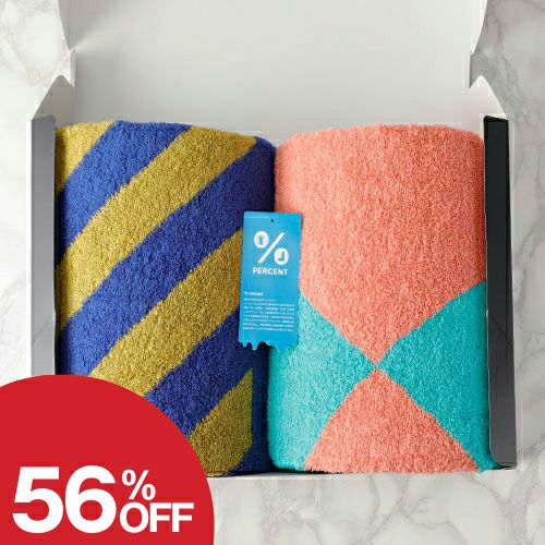 ％ Bath towel Gift sets STRIPE＆DOT【送料無料】１