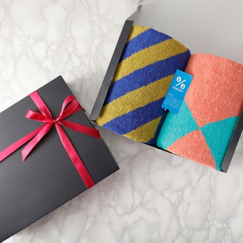 ％ Bath towel Gift sets STRIPE＆DOT【送料無料】２