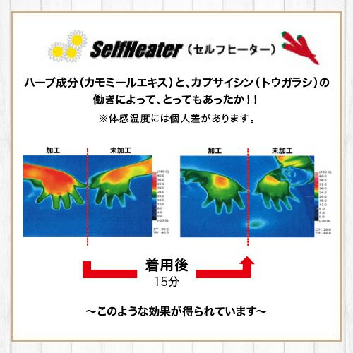 セルフヒーター加工の検証結果