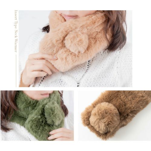 ラビットタッチネックウォーマー インサートタイプ ティペット