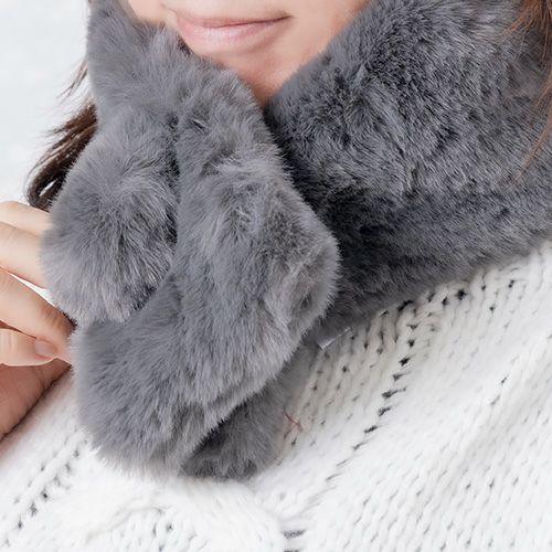 ラビットタッチネックウォーマー インサートタイプ ティペット