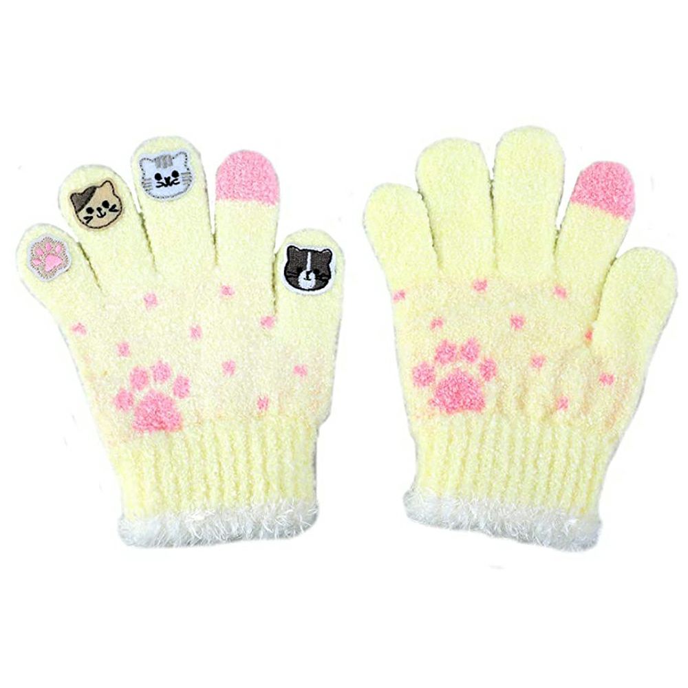 キッズ 指人形手袋 シアターブック付き 仲良しにゃーにゃー 日本製詳細  