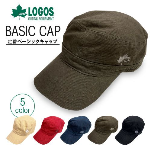 LOGOS ロゴス コットン ワークキャップ ユニセックス 帽子