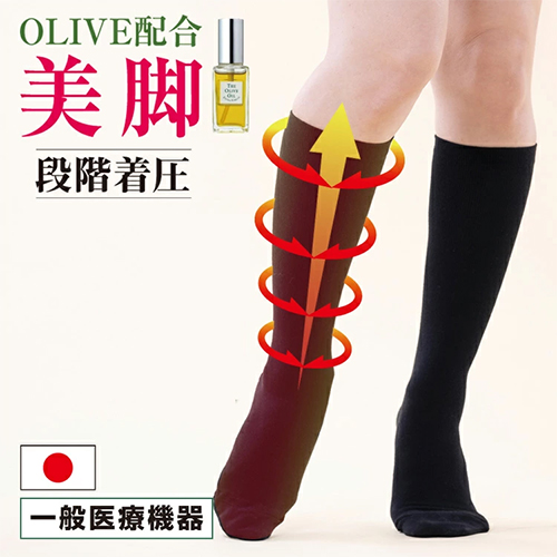 心地よい着圧数値で引き締め効果
