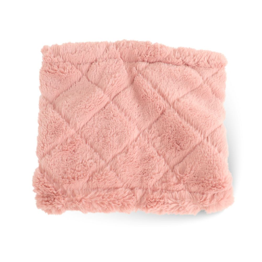 ひし形ボア　ピンク