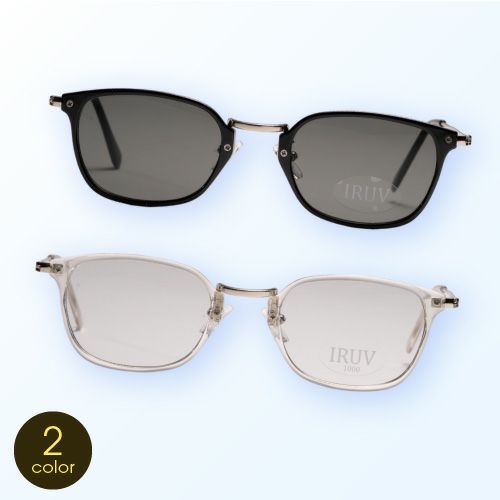 IRUV1000レンズ サングラス スクエア型 ユニセックス スマートフレーム