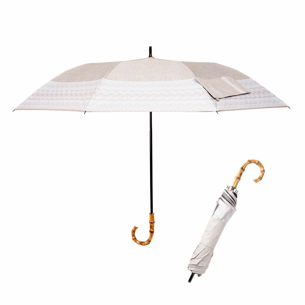 オフホワイト/ブラウン