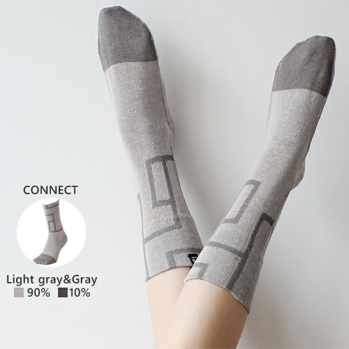 【CONNECT】Light gray × Gray