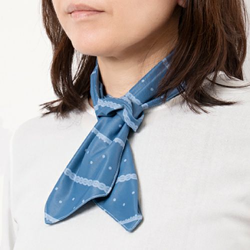 レースドットネイビー