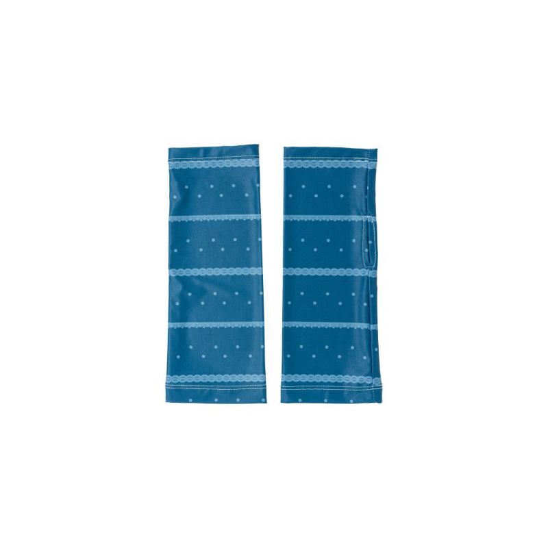 ショートレースドットネイビー