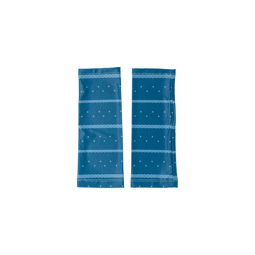 ショートレースドットネイビー